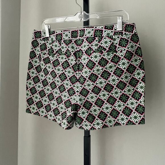 Boden Women's Richmond Shorts Green Pink Print size 10 - Picture 4 of 6